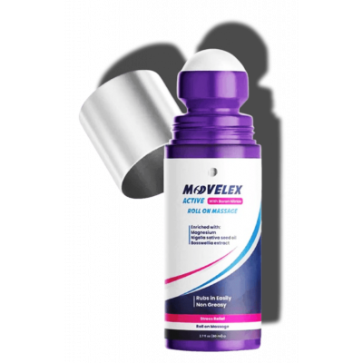 MOVELEX ACTIVE ROLL ON MASSAGE WITH BORON NITRIDE ENRICHED WITH MAGNESIUM , NIGELLA SATIVA SEED OIL & BOSSWELLIA EXTRACT 80 ML